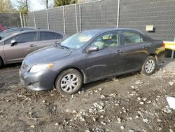 Salvage cars for sale at Waldorf, MD auction: 2010 Toyota Corolla Base