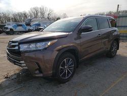 Salvage cars for sale at Rogersville, MO auction: 2019 Toyota Highlander SE