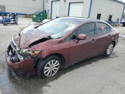 Salvage cars for sale from Copart Orlando, FL: 2012 Honda Civic EX