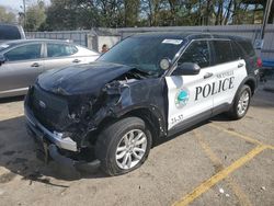 Ford salvage cars for sale: 2021 Ford Explorer Police Interceptor