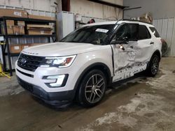 Ford salvage cars for sale: 2017 Ford Explorer Sport