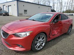 Salvage cars for sale from Copart Arlington, WA: 2014 Mazda 6 Grand Touring