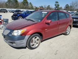 Salvage cars for sale from Copart Hampton, VA: 2005 Pontiac Vibe