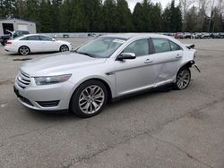 Salvage cars for sale from Copart Arlington, WA: 2014 Ford Taurus Limited