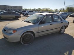 Salvage cars for sale at Wilmer, TX auction: 2002 Mazda Protege DX