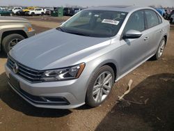 Salvage cars for sale at Elgin, IL auction: 2019 Volkswagen Passat Wolfsburg