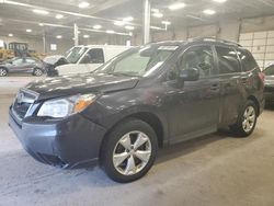 Salvage cars for sale from Copart Blaine, MN: 2015 Subaru Forester 2.5I Premium