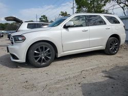 Vehiculos salvage en venta de Copart Riverview, FL: 2017 Dodge Durango GT