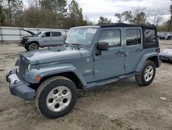 Salvage cars for sale from Copart Hampton, VA: 2014 Jeep Wrangler Unlimited Sahara