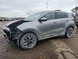 Salvage cars for sale from Copart Woodhaven, MI: 2022 KIA Sportage LX