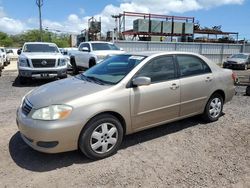 Toyota Corolla CE salvage cars for sale: 2006 Toyota Corolla CE