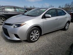 Salvage cars for sale at Louisville, KY auction: 2016 Toyota Corolla L