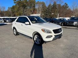 Mercedes-Benz M-Class salvage cars for sale: 2014 Mercedes-Benz ML 350 4matic