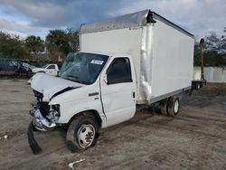 Salvage cars for sale from Copart West Palm Beach, FL: 2019 Ford Econoline E350 Super Duty Cutaway Van