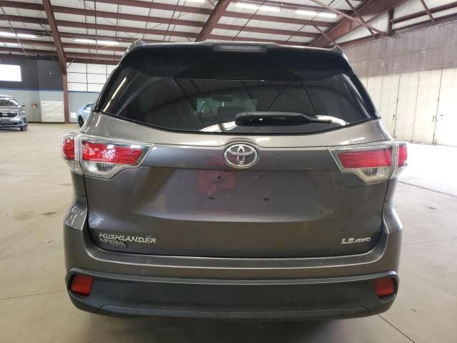 2015 Toyota Highlander LE