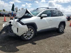 Toyota salvage cars for sale: 2021 Toyota Rav4 XLE Premium