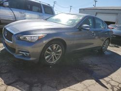 Salvage cars for sale from Copart Chicago Heights, IL: 2015 Infiniti Q50 Base