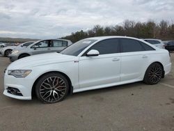 Salvage cars for sale from Copart Brookhaven, NY: 2016 Audi A6 Prestige