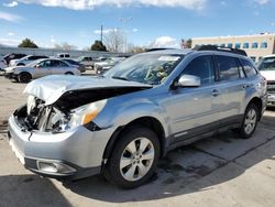 Subaru salvage cars for sale: 2012 Subaru Outback 2.5I Limited