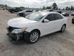 Salvage cars for sale at Houston, TX auction: 2013 Toyota Camry Hybrid