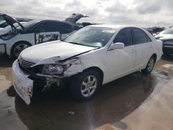 Salvage cars for sale from Copart Grand Prairie, TX: 2005 Toyota Camry LE