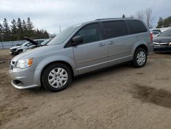 Salvage cars for sale at Bowmanville, ON auction: 2016 Dodge Grand Caravan SE