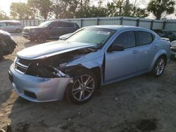 Salvage cars for sale from Copart Riverview, FL: 2013 Dodge Avenger SE