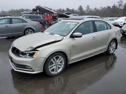 Salvage cars for sale at Windham, ME auction: 2015 Volkswagen Jetta TDI