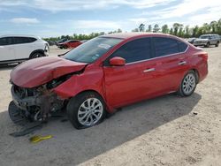Vehiculos salvage en venta de Copart Houston, TX: 2018 Nissan Sentra S