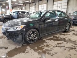 Honda Accord Sport salvage cars for sale: 2016 Honda Accord Sport