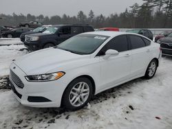 Salvage cars for sale from Copart Windham, ME: 2016 Ford Fusion SE