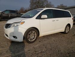 Salvage cars for sale at Chatham, VA auction: 2012 Toyota Sienna XLE