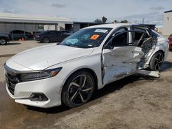 Salvage cars for sale from Copart Fresno, CA: 2021 Honda Accord Sport