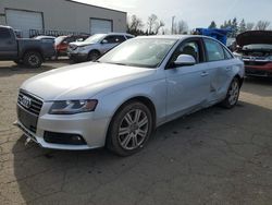 Audi A4 2.0T Quattro salvage cars for sale: 2009 Audi A4 2.0T Quattro