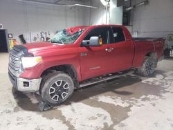 Salvage cars for sale from Copart Atlantic Canada Auction, NB: 2015 Toyota Tundra Double Cab Limited