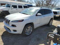 Salvage cars for sale at Wichita, KS auction: 2016 Jeep Cherokee Overland