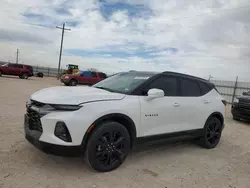 Salvage cars for sale at Andrews, TX auction: 2022 Chevrolet Blazer RS