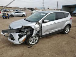 Salvage cars for sale at Colorado Springs, CO auction: 2015 Ford Escape SE