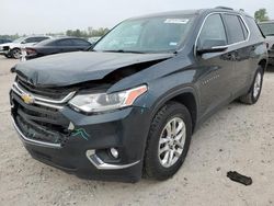 Salvage cars for sale at Houston, TX auction: 2018 Chevrolet Traverse LT