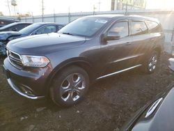 Salvage cars for sale at Chicago Heights, IL auction: 2015 Dodge Durango Limited