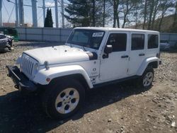 Jeep salvage cars for sale: 2013 Jeep Wrangler Unlimited Sahara