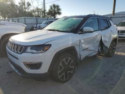 Salvage cars for sale at Riverview, FL auction: 2018 Jeep Compass Limited
