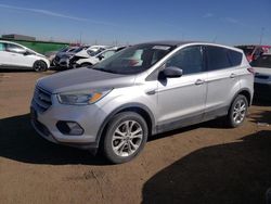 Salvage SUVs for sale at auction: 2017 Ford Escape SE