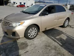 Salvage cars for sale at Mentone, CA auction: 2013 Toyota Corolla Base