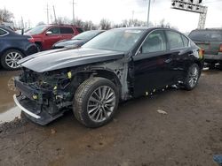 Infiniti Q50 Luxe salvage cars for sale: 2018 Infiniti Q50 Luxe