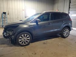 Salvage cars for sale at Franklin, WI auction: 2017 Ford Escape Titanium