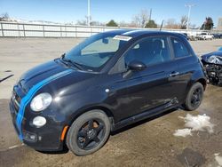 Salvage cars for sale at Littleton, CO auction: 2013 Fiat 500 Sport