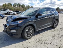 Salvage cars for sale from Copart Mendon, MA: 2020 Hyundai Tucson Limited