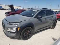 Salvage cars for sale at Haslet, TX auction: 2021 Hyundai Kona Night