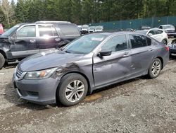 Salvage cars for sale from Copart Graham, WA: 2014 Honda Accord LX
